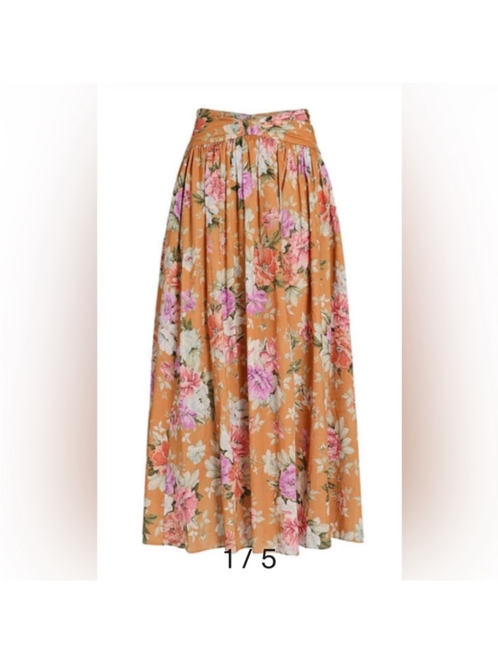 Zimmermann‎ Pattie Floral Cotton Set (Top & Skirt), Size 0 / XS - Picture 5 of 8